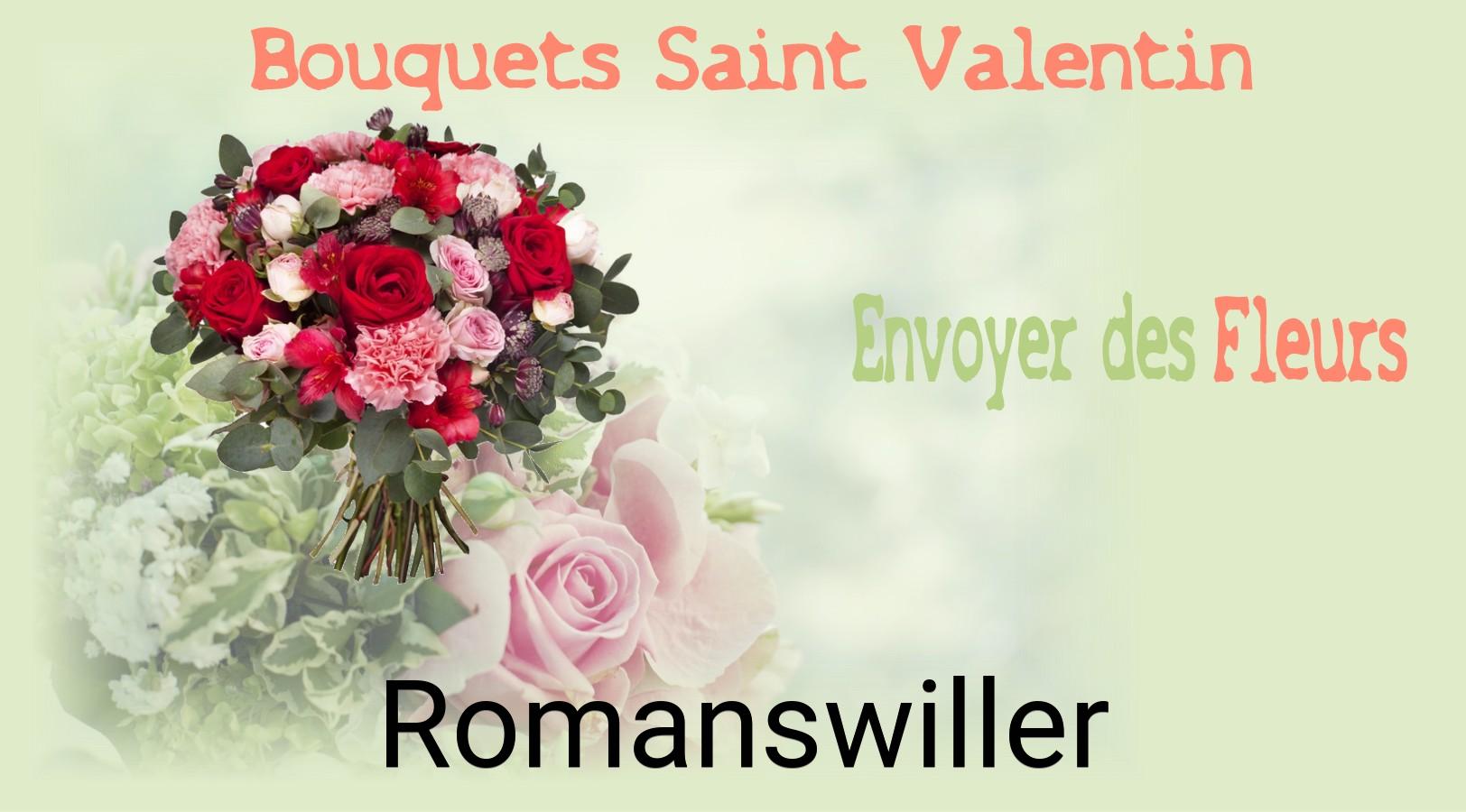 Roses de Saint-Valentin livrées à Romanswiller